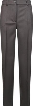 P.A.R.O.S.H. Sallia Bi-Stretch Broek - Dames - Slim Fit Broeken - Bruin - S - Wol - Broeken