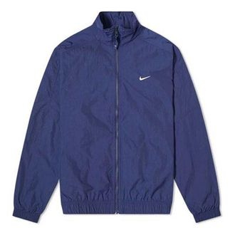 Nike Mens Nike NRG Track Sports Stand Collar Jacket Blue CD6543-410