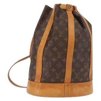 Louis Vuitton Pre-owned Bucket Bags, female, Brown, Size: ONE SIZE Pre-owned Randonnee PM Shoulder Bag