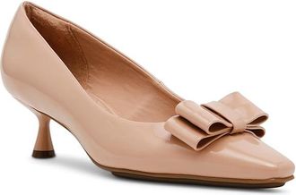 Anne Klein Theresa High Womens Heels Nude Patent : 7.5 M, Leather/Rubber