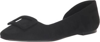 Chinese Laundry Chinese Laundry Raelynn Ballet Flat Womens Black Suede Square Toe HTAT1733