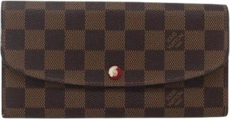 Louis Vuitton Pre-owned Wallets, female, Brown, Size: ONE SIZE Pre-owned Canvas Wallet