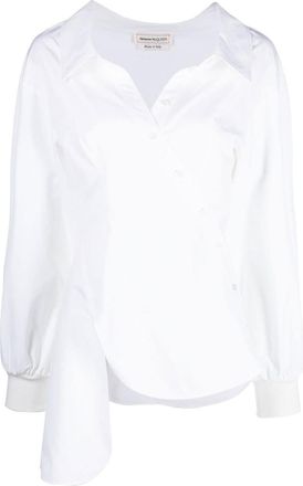 Alexander McQueen White Regular Solid Shirt
