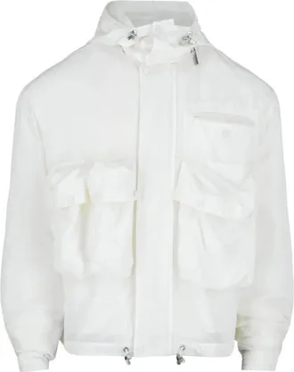 Ferragamo Mens Hooded Utility Jacket, Brand Size 52 ( US Size 42 )