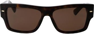 Dolce & Gabbana Stijlvolle zonnebril met model 0Dg 4451 - Heren - Zonnebrillen - Bruin - 55 MM - Accessoires