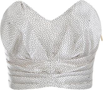 Elisabetta Franchi Gazar Top - Dames - Tops zonder mouwen - Beige - S - Tops