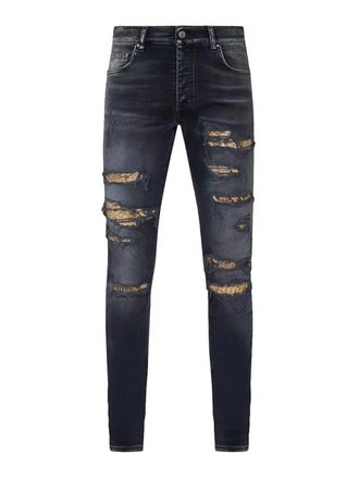 Amiri Snake Thrasher Skinny Jeans