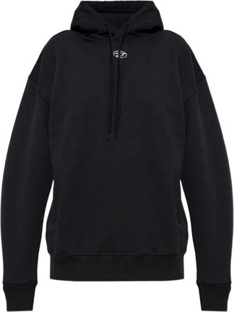 Diesel Truien - Dames - Hoodies - Zwart - S - Hoodies & sweatvesten