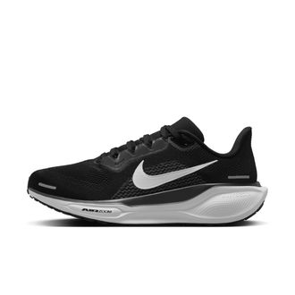 Nike Womens Pegasus 41 Road Running Shoes (Wide) in Black | FQ0965-002