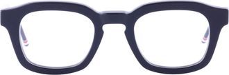 Thom Browne Acetaat Rechthoekige Bril - unisex - Brillen - Zwart - 48 MM - Accessoires