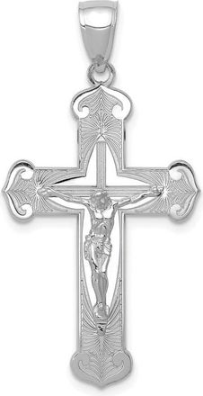 Diamond2Deal 14k Gold Polished Crucifix Pendant
