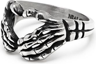 Nialaya Vintage Skeleton Ring in Silver at Nordstrom, Size 10