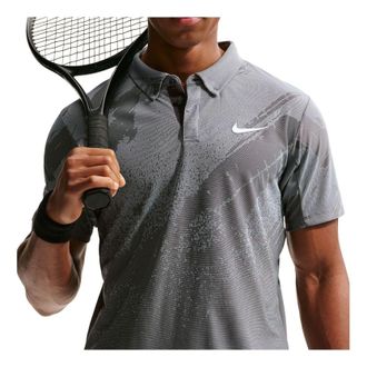 Nike Court Slam Dri-FIT ADV Polo Shirt Anthracite Cool Grey White IB1028-060