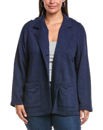Eileen Fisher Eileen Fisher Plus Stand Collar Jacket