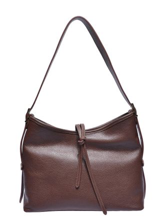Anna Luchini Bordeauxrood Rundleer Tas