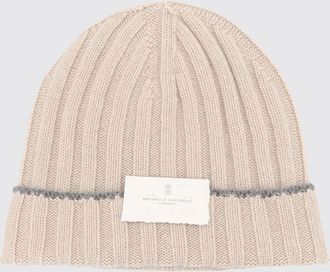 Brunello Cucinelli Ribbed Pure Cashmere Beanie with Cuff