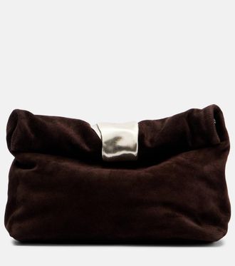 Staud Cuff suede clutch