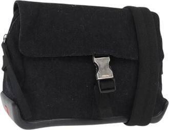 Prada Pre-owned Cross Body Bags, female, Black, Size: ONE SIZE Pre-owned Vintage Cross Body Bag