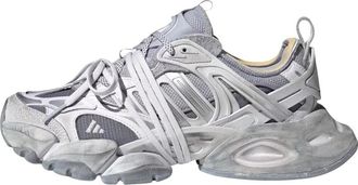 adidas XLG Runner Deluxe - Heren - Hardloopschoenen - Grijs - 36 2/3 EU - Leer - Fitness