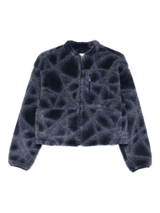 The North Face cropped jacket - women - Polyester/Recycled Polyester - M - Blue