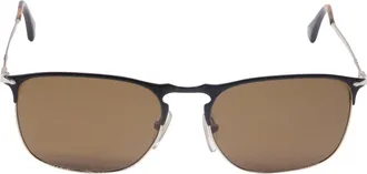 Persol 7359S Wayfarer Sunglasses in Black Metal