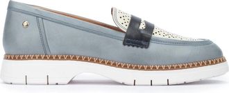 Pikolinos Henares Moccasin - Dames - Loafers - Blauw - 36 EU - Leer - Schoenen