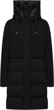 Duno Zwarte Winterjassen - Dames - Parka Jassen - Zwart - 2XL - Jassen