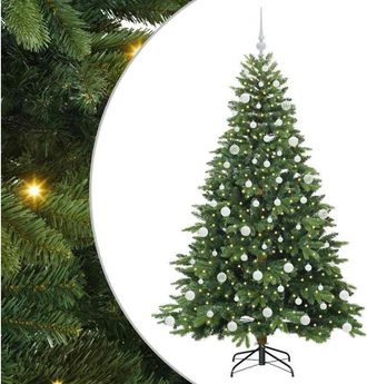 vidaXL &Aacute;rbol De Navidad Artificial Con 300 Led Verde 180 Cm Pe Y Pvc Vidaxl