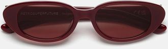 Retro Superfuture Sunglasses Vega Bordeaux An3 Red/Red Unisex