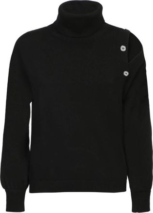 Blanca Vita Cashmere Truien - Dames - Cashmere truien - Zwart - S - Kasjmier - Truien & Vesten