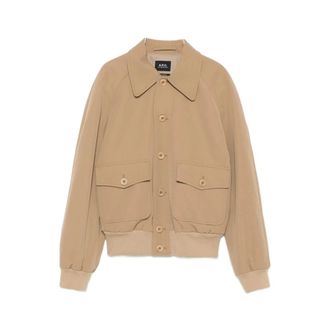 A.P.C. Bomber Jackets, female, Beige, Size: XS Bomber Jacket