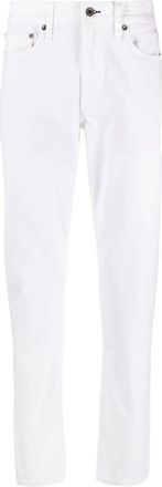 Rag & Bone Fit 2 mid-rise slim-fit jeans - men - Cotton/Elastomultiester/Elastane - 32 - White
