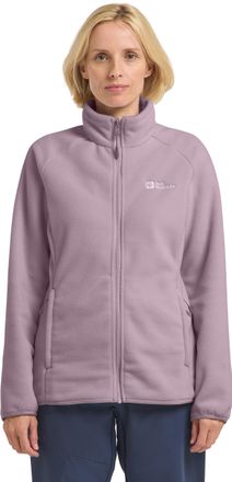 Jack Wolfskin Fleecejacke JACK WOLFSKIN MOONRISE FZ W, Damen, Gr. L (42/44), lila (wild, blossom), Obermaterial: 100% Polyester; Futter: 100% Polyester, Jacken Flee