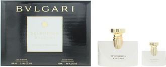 Bulgari Womens Splendida Patchouli Tentation Eau de Parfum 100ml + 15ml Gift Set for her - Rose - One Size