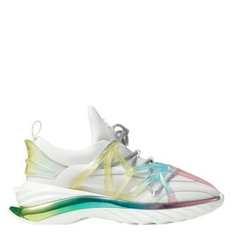 Jimmy Choo London Cosmos/F Unicorn Mix Reflective Trainers, Brand Size 35.5 ( US Size 5.5 )