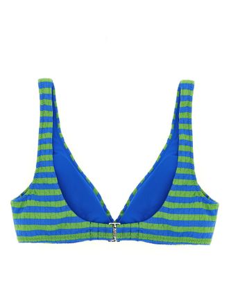 Polo Ralph Lauren Striped Bralette Bikini Top - Blue