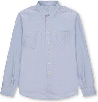 Fortela Osumi Cotton Oxford Shirt in Sky at Nordstrom, Size Xx-Large