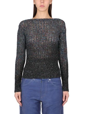 Maison Margiela Sequined Knit Top
