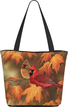 AOOEDM Birds On The Leaf Ladies Shopping Bag 13x11x7in.The Perfect ValentineS Day Gift.It Is The Best ValentineS Day Gift For Mom, Daughter, Wife,Etc