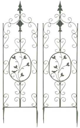 Clp Clp - Set De 2 Soportes Para Enredaderas Burgus Verde Antiguo