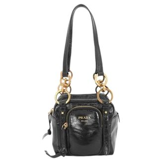 Prada Pre-owned Mini Bags, female, Black, Size: ONE SIZE Pre-owned Mini Shoulder Bag