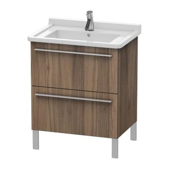 Duravit Duravit X-large Mueble De Pared 6535, 2 Extra&iacute;bles, 650mm Para C&oacute;digo D 030470, Color (frente/cuerpo): Nogal Natural Decorado - Xl653507979