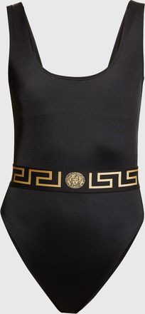Versace Greca One-Piece Swimsuit