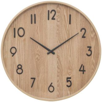 Atmosphera Atmosphera - Ivana Reloj De Madera Clara D55cm Cr&eacute;ateur DInt&eacute;rieur