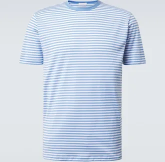 Sunspel Striped cotton T-shirt