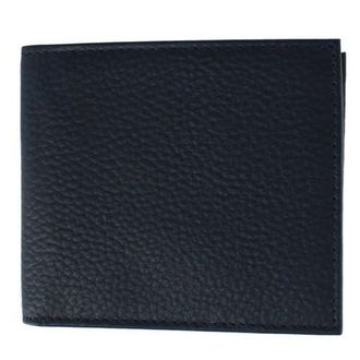 Trafalgar Store Pierce Pebble Grain Classic Leather Bi-Fold Wallet in Navy at Nordstrom