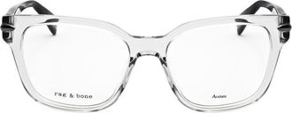 Rag & Bone Ladies Grey Rectangular Eyeglass Frames RNB3070/G