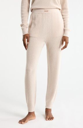 Lunya Silkthermal Knit Joggers in Morning Oat Heather at Nordstrom, Size X-Large