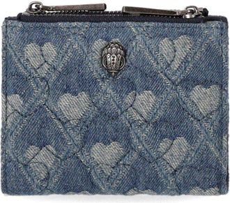 Kurt Geiger PORTAFOGLIO KENSINGTON DENIM SMALL BLU KURT GEIGER