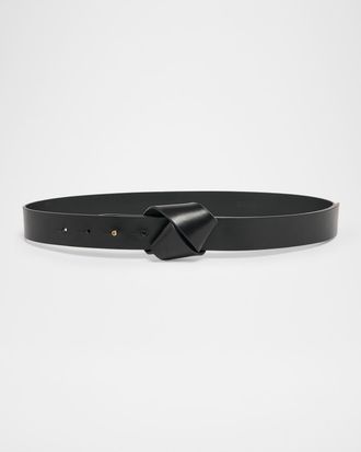 Isabel Marant Lassio Knotted Leather Belt